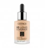Catrice HD Liquid Coverage Foundation, podkład w płynie, 30ml, 005 Ivory Beige