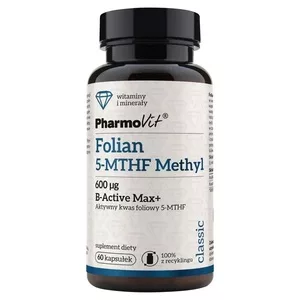 Pharmovit Folian 5-MTHF Methyl 600 µg suplement diety 60 kapsułek