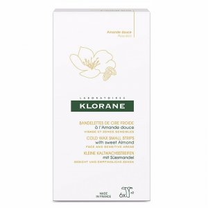 Klorane Cold Wax Strips plastry do depilacji twarzy i wrażliwych miejsc 6szt