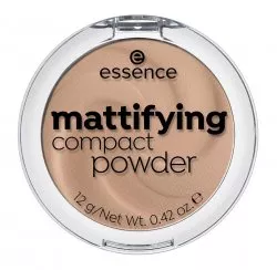 Essence, puder matujący 02 SOFT BEIGE, 12g