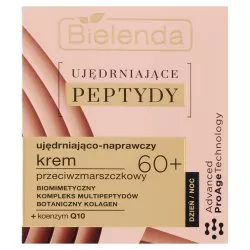 Bielenda Ujędrniające peptydy, ujędrniająco-naprawczy krem przeciwzmarszczkowy 60+ dzień/noc, 50ml
