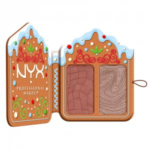NYX Professional MakeUp Holiday Buttermelt Face Palette paletka do makijażu 02 Deep 10g
