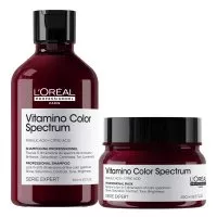Loreal Vitamino Color Spectrum, zestaw podkreślający kolor włosów farbowanych, szampon + maska