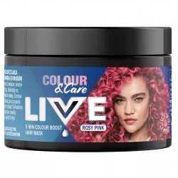 Schwarzkopf Live Colour&Care 5 minutowa koloryzująca i pielęgnująca maska do włosów Rosy Pink 150ml