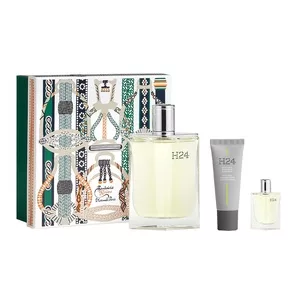 Hermes H24 zestaw woda toaletowa spray 100ml + energetyzujący krem nawilżający do twarzy 20ml + miniatura wody toaletowej 5ml (M)