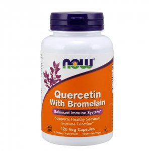 Now Foods Quercetin with Bromelain suplement diety 120 kapsułek