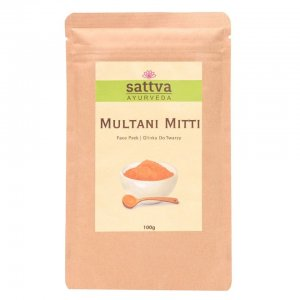 Sattva Multani Mitti glinka kosmetyczna do twarzy 100g