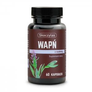 Skoczylas Wapń z szałwią suplement diety 60 kapsułek