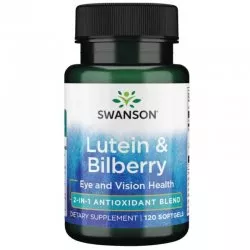 Swanson Luteina & Borówka 120 tabletek żelowych