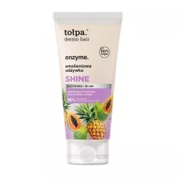 Tołpa Dermo Hair Enzyme, emolientowa odżywka do włosów shine, 200ml