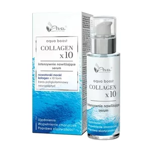 Ava Laboratorium Aqua Boost Collagen x10 intensywnie nawilżające serum 30ml