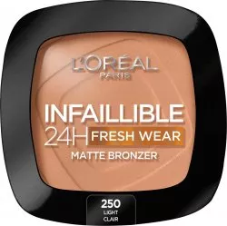 L'Oreal Paris Infaillible Fresh Wear 24H Fresh Wear Bronzer 250 Light 9g