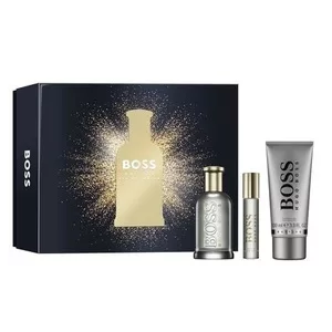 Hugo Boss Boss Bottled zestaw woda perfumowana spray 100ml + woda perfumowana spray 10ml + żel pod prysznic 100ml (M)
