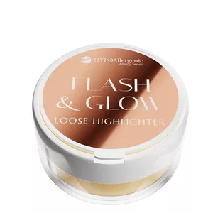 Bell Hypoallergenic Flash & Glow Loose Highlighter, rozświetlacz sypki do twarzy, 001, 5g