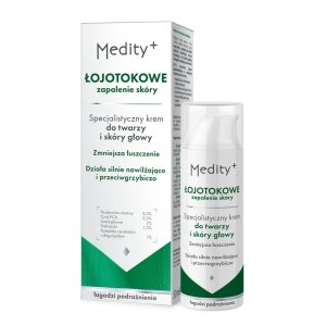 Medity+ Łojotokowe Zapalenie Skóry specjalistyczny krem do twarzy i skóry głowy 50ml