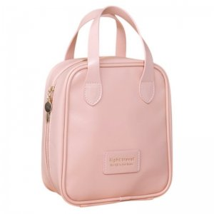 Ecarla Kosmetyczka organizer na kosmetyki z rączką Różowa KS128R