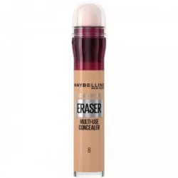 Maybelline New York Instant Anti-Age Eraser Concealer, korektor do twarzy z gąbeczką, 08 Buff, 6.8ml