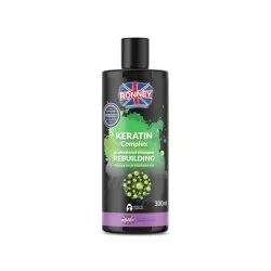 Ronney Professional Shampoo Keratin Complex Rebuilding Therapy, Szampon odbudowujacy do włosów kruchych i cienkich 300ml