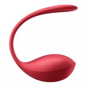 Satisfyer Shiny Petal wibrujące jajko z pilotem Red