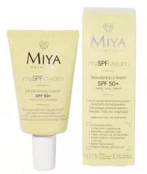 Miya mySPFcream, nawilżający krem do twarzy z filtrem SPF 50, 40ml