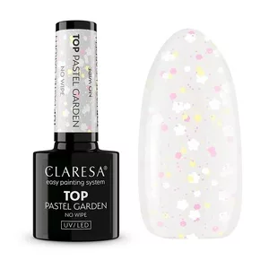 Claresa Top Pastel Garden No Wipe top hybrydowy bez przemywania 5g