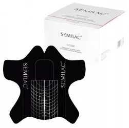 Semilac Semi HARDI Shaper Wide, szablony do przedłużania, 500szt