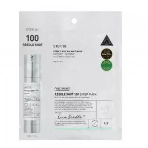 VT Cosmetics Reedle Shot 100 2Step Mask dwuetapowy zabieg z technologią mikroigieł 26.5g
