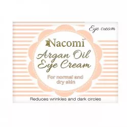 Nacomi, krem arganowy pod oczy z olejem z pestek winogron, 15ml