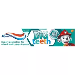 Aquafresh Big Teeth pasta do zębów Psi Patrol 50ml - data ważności (25.06.2026)