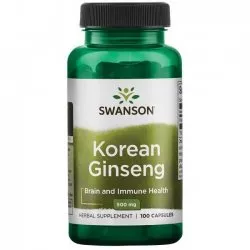 Swanson Ginseng - Żeń-Szeń 500mg 100 kaps