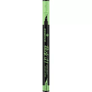 Essence Flick it!, precyzyjny wodoodporny eyeliner w pędzelku, 01, 0.5ml