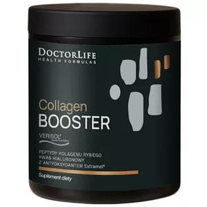 Doctor Life Collagen Booster Peptydy Kolagenu Rybiego + Kwas Hialuronowy suplement diety 165g