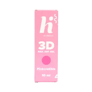 hi hybrid, żel do zdobień 3D, Pinkcredible, 10ml