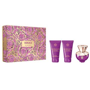 Versace Dylan Purple Pour Femme zestaw woda perfumowana spray 50ml + żel pod prysznic 50ml + balsam do ciała 50ml (W)