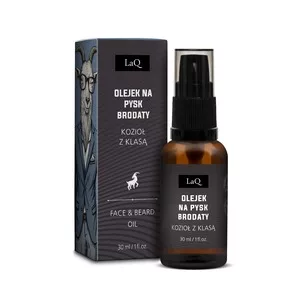 LaQ Kozioł, olejek do pielęgnacji brody i skóry twarzy, czarny, 30ml