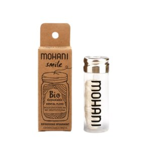 Mohani Smile biodegradowalna nić dentystyczna miętowa
