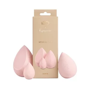 Lovro Lovro x SugarPowder Sponge Set zestaw 3 gąbeczek do makijażu