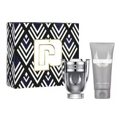 Paco Rabanne Invictus Platinum zestaw woda perfumowana spray 50ml + żel pod prysznic 100ml (M)