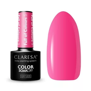 Claresa Color Soak Off UV/LED Full of Colours lakier hybrydowy 3 5g
