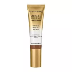 Max Factor Miracle Second Skin Hybrid Foundation podkład nawilżający z filtrem 12 Neutral Deep 30ml