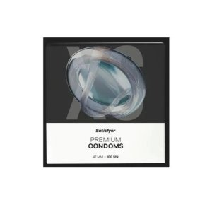 Satisfyer Premium Condoms prezerwatywy lateksowe 45mm 100szt.