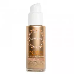 Lumene Natural Glow, lekki podkład rozświetlająco-wygładzający, 30ml, 4 - Tan