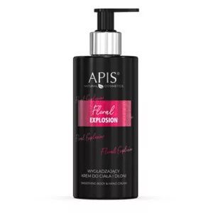 Apis Floral Explosion, wygładzający krem do ciała i dłoni, 300ml