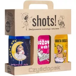 LaQ, Shots! Czyściopak Gwiezdny, zestaw żeli pod prysznic