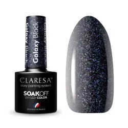 Claresa, Lakier hybrydowy, GALAXY BLACK, 5g