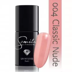Semilac lakier hybrydowy 004 Classic Nude, 7ml