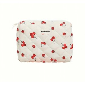 Ecarla Kosmetyczka pikowana w wisienki 1szt.