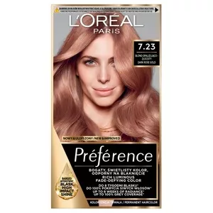 L'Oreal Paris Préférence Trwała Farba do Włosów, 7.23 Bali, Blond Opalizująco - Złocisty