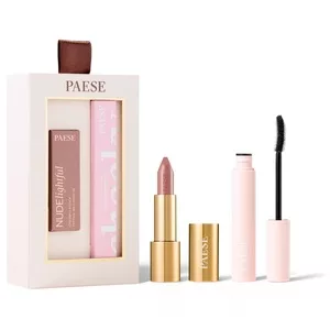 Paese Cheeky Nude Look zestaw tusz do rzęs 9ml + pomadka do ust 4.5g