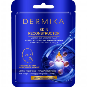 Dermika Skin Reconstructor, liftingująca aktywna maska w płacie na twarz, 1szt